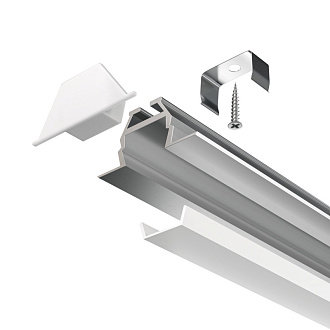 Алюминиевый профиль  Встраиваемый 2000*30*11 мм Maytoni Technical Led Strip ALM010S-2M Серебро, цена за штуку