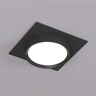 Светильник встраиваемый 11*11*4,5 см, 1*GX53*15W, Denkirs FLAT DK2091-BK, черный