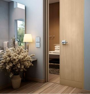 Радиовыключатель сенсорный HiTE PRO SN-R1 (белый, закругленные углы) HPSW-SNR1-WH