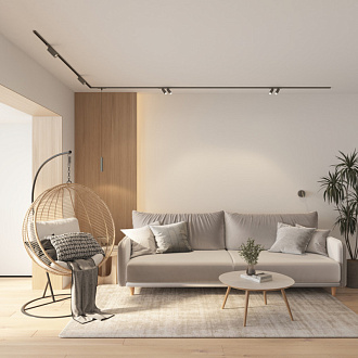 Светильник на шине 4*170 см, 8W, 3000К, Denkirs SHINE SPOT DK5744-DN никель