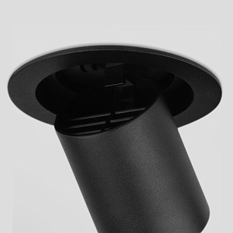 Встраиваемый точечный LED светильник 9917 LED 10W 4200K черный матовый Elektrostandard, вр 7,8 см