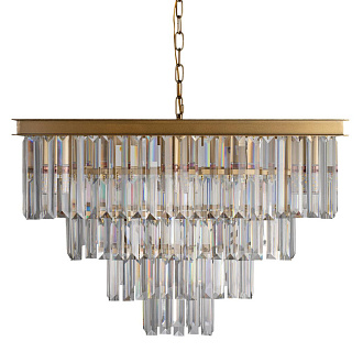 Подвесная люстра Loft IT Prism Clear 10019/600S, золото