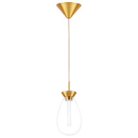 Подвес 10*30/150 см, 4W 3000K Lightstar Colore 805110 Красное золото