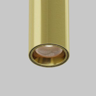 Светильник Focus Led для штанговой системы освещения Axity 3000-6000К 3Вт 36°, 20*3,5-87,3 см, LED*3W, Maytoni C105PL-3W3-6K-BS, Латунь