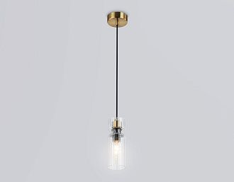 Подвесной светильник **18-150 см, 1*E14*40W, K, Ambrella Light High Light LH56111, черный, латунь