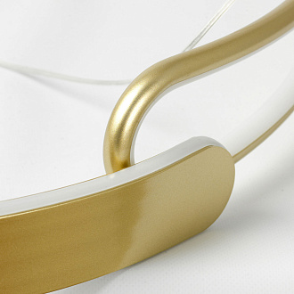 Люстра подвесная 60*150 см, 2*LED*20W 4000K матовое золото Lussole Bradford LSP-7161