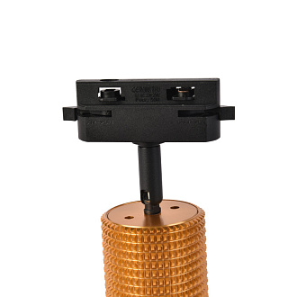 Потолочный светильник Favourite Imago 4020-3U, L2010*W60*H152, золота, в комплект трековой системы входят: 3 спота, шинопровод (2х1м) и коннектор, угол поворота до 170°, лампу GU10 можно менять