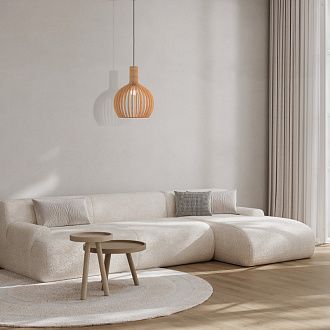 Светильник 45 см, Maytoni Roots MOD194PL-01W1, черный-дерево