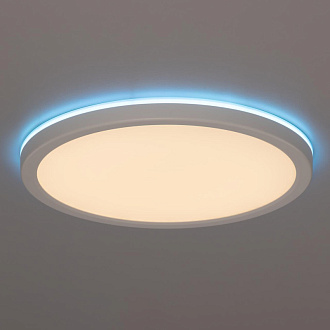 Светильник 30 см, 30W, 3000К-5000К LED+RGB Citilux CL738240EL Бейсик Лайн Белый