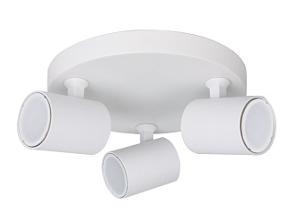 Светильник потолочный 22 см, Crystal Lux CLT 017W3 D230 WH Белый
