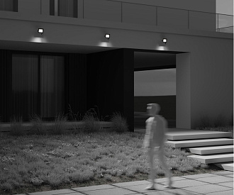 Прожектор 16 см, 30W, 4000K, Maytoni Flood FL001-L30B4KSR, черный