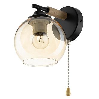 Бра 21*14*-20 см, 1*E27*75W, Citilux Tika CL133411, Чёрный