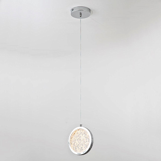 Подвесной светильник 15*2,5*100 см, LED 6W, 4000K, Хром LED4U L7108-150 СR