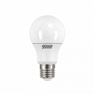 Лампа светодиодная E27, 6,5W=60W, 4100K дневной свет Gauss Led 23226 (23227) шар A60