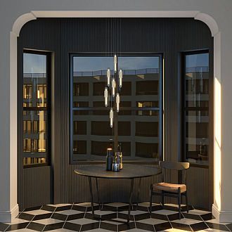 Светильник 12 см, 8W, 3000K, Maytoni Modern Verticale MOD308PL-L9CG3K, хром