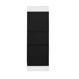 Уличный настенный светильник 9,1*22 см, 2*LED*3W 3000K LOFT IT Eterno 100010/B черный
