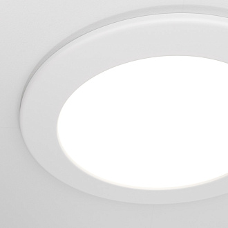 Светильник, 17/15,5 см, 12W, 2800-6000К, 1100Lm Maytoni Stockton DL016-6-L12W, встраиваемый LED белый, вр 15,5 см
