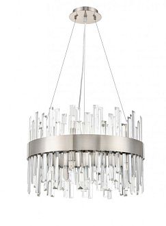 Подвесной светильник  50*110 см, 12*G9 сатин никель Vele Luce Regina VL3135P12