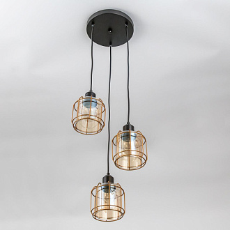 Подвесная люстра Citilux Таверна CL542232, диаметр 26 см, черный