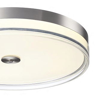 Настенно-потолочный светильник 50*8,2 см, LED 112W 4000K Sonex Eterna 7727/112L никель/прозрачный
