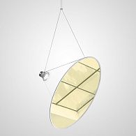 Подвесной светильник Zoi D100 Gold 100*100*60 см, 1*LED*53W, 3000K, ImperiumLoft im_G-1980, Белый