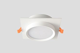 Светильник встраиваемый 11 см, Crystal Lux CLT 088C WH GX53, белый