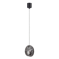 Подвес 11*11*147,5 см, 1 G9*40W, Odeon Light Mussels, черный 5038/1A
