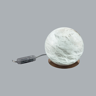 Настольная лампа 1*LED*8W, 3000/4000/6000К, 616lm Odeon Light Marbella 6685/8TL, бронзовый