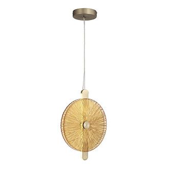 Подвесной светильник 28*3,3*37,2 см, 1*LED*11W, 4000K, ST-Luce Wasi SL6141.313.01, бронзовый