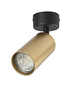 Светильник 6 см, Crystal Lux CLT 015CW1R BL-GO Черный+Золото