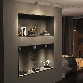 Накладной светодиодный светильник Cors 25032/LED 10W 4200K белый Elektrostandard