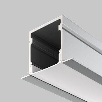 Алюминиевый профиль встраиваемый с накладным фланцем 27x20 (Серебро, 2 м), ALM-2720-S-2M 632017 Maytoni