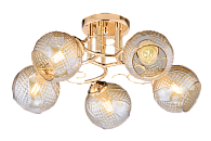 Люстра Ø500 x H210, мм, 5*40W (200W), GOLD (Золото) Rilon 06684/5 GOLD