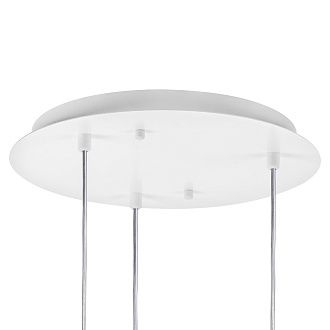Люстра 40*37-150 см, 3*E27, 18W, Lightstar Rocco 793236, Белый