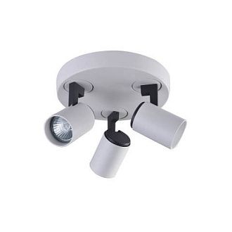 Спот  21*13 см, 3*GU10 белый, графитовый Vele Luce Lexi VL8071S13