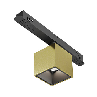 Светильник 19,3*5,3*9,6 см, LED, 7W, Maytoni Technical Alfa S TR133-4-7W-DS-BS латунный, 3000-6000K, 50°, Dim