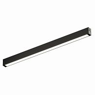Трековый однофазный светильник 60 см, 27W, 4000K, Denkirs Simple Linear DK8205-BK, черный
