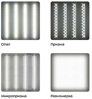 Светильник светодиодный МИККО УЛЬТРА Diodex MIUL 35W, 200*5*7 cм, 3000К / 4000К / 5500К, белый/черный/серый, опал/призма