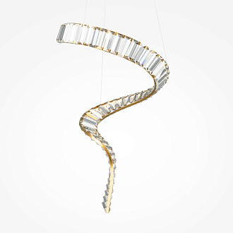 Подвесной светильник 45*45*374 см, LED, 48W, 3000К, Maytoni Krone P097PL-L48BS3K латунный