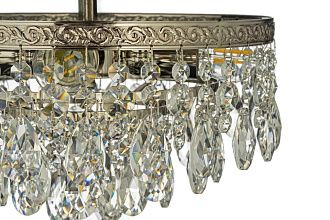 Люстра потолочная *30*31 см, 4*E27*60W, Arti Lampadari Castellana Nickel Castellana E 1.3.30.602 N, Матовый никель