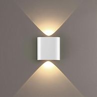 Настенный светильник 11 см, 2W, 3000K, Odeon Light Hightech Magnum 7192/2WL, белый