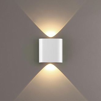 Настенный светильник 11 см, 2W, 3000K, Odeon Light Hightech Magnum 7192/2WL, белый