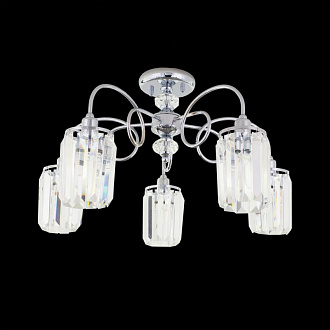 Потолочная люстра Citilux Синди CL330151, диаметр 60 см, хром