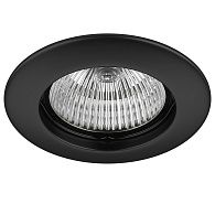 Светильник встраиваемый 7,7 см, 1*Gu5.3; GU10; GZ10*7W, Черный Lightstar Teso fix 011077