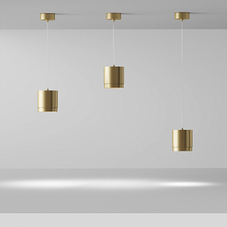 Подвесной светильник 8,2*11*108,5 см, 1 GX53*15W Polar P088PL-GX53-MG Maytoni Pendant, Матовое Золото
