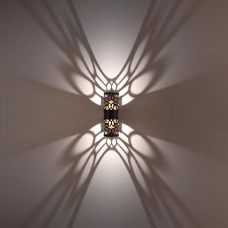 Уличный фасадный светильник 13*9*25,2- см, *LED*10W, 3000K, Novotech Netz NOV359537, черный