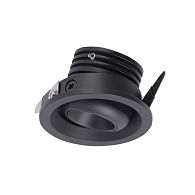 Светильник встраиваемый 5*3 см, вр 4,2 см, *LED*3W, 2700K, Mantra Neptuno MAN7828, черный