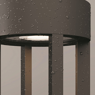 Светильник настенный 9*9*20 см, LED, 9W, 3000К, Maytoni Vint O458WL-L9GF3K серый