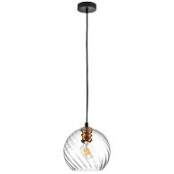 Подвес *20*20,4-123 см, 1*E27*12W, Lightstar Nubella 806130, Черный; Бронза