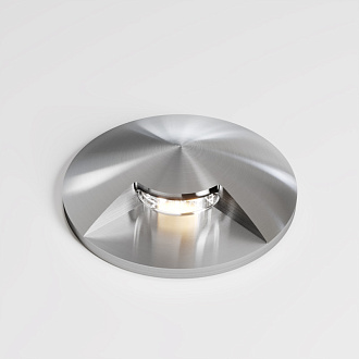 Встраиваемый светильник 4,2*7,8 см, LED*1W, 3000 К, Flash O044DL-L1S3K Maytoni Outdoor, Серебро